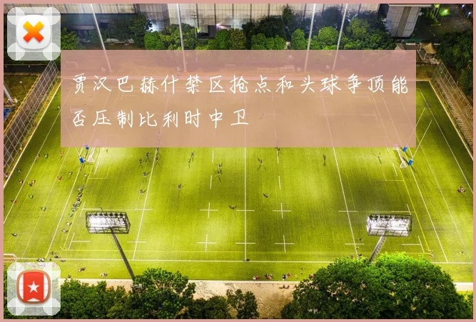 贾汉巴赫什禁区抢点和头球争顶能否压制比利时中卫